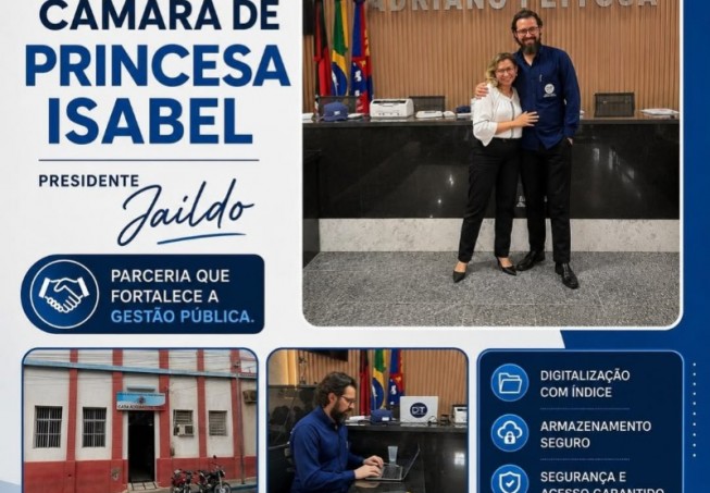 C�mara de Princesa Isabel investe na digitaliza��o do seu acervo de documentos